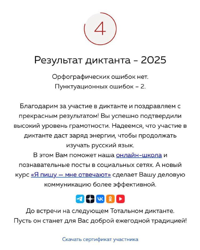 Неожиданно…Проверила ночью результаты ди…