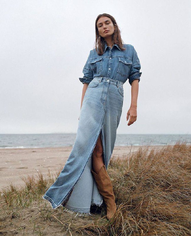 Total-denim — главный тренд этого сезона. Конечно, более выигрышно смотрятся обр…