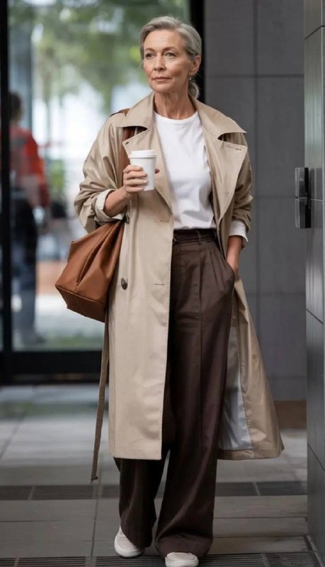 Возраст стилю не помеха: весенние образы с плащомПо долгу службы и просто по люб…