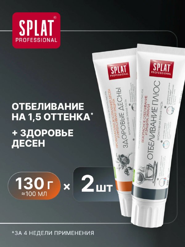 Зубные паст SPLAT, кондиционеры для бель…
