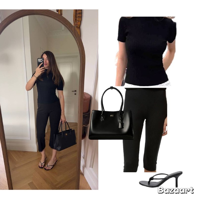 Этот аутфит доказывает, что total black …